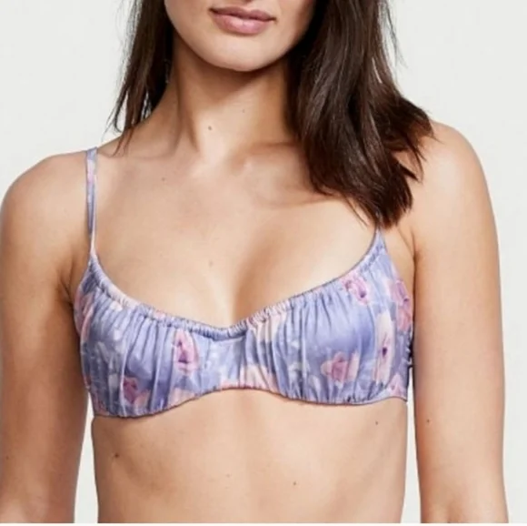 Victoria's Secret Swim Wicked Underwire Ruched Push Up Bikini Top Swimwear 32DDD - Picture 10 of 10